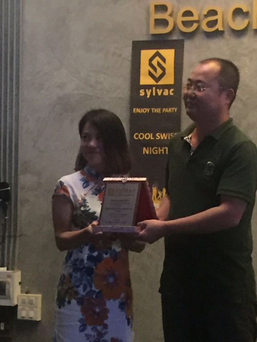瑞士pg电子官方网站荣获Sylvac亚太地区销售冠军