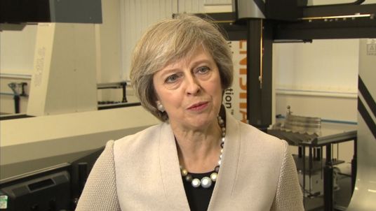 全球领先的ABERLINK三坐标测量机出镜英国首相特蕾莎·梅电视采访