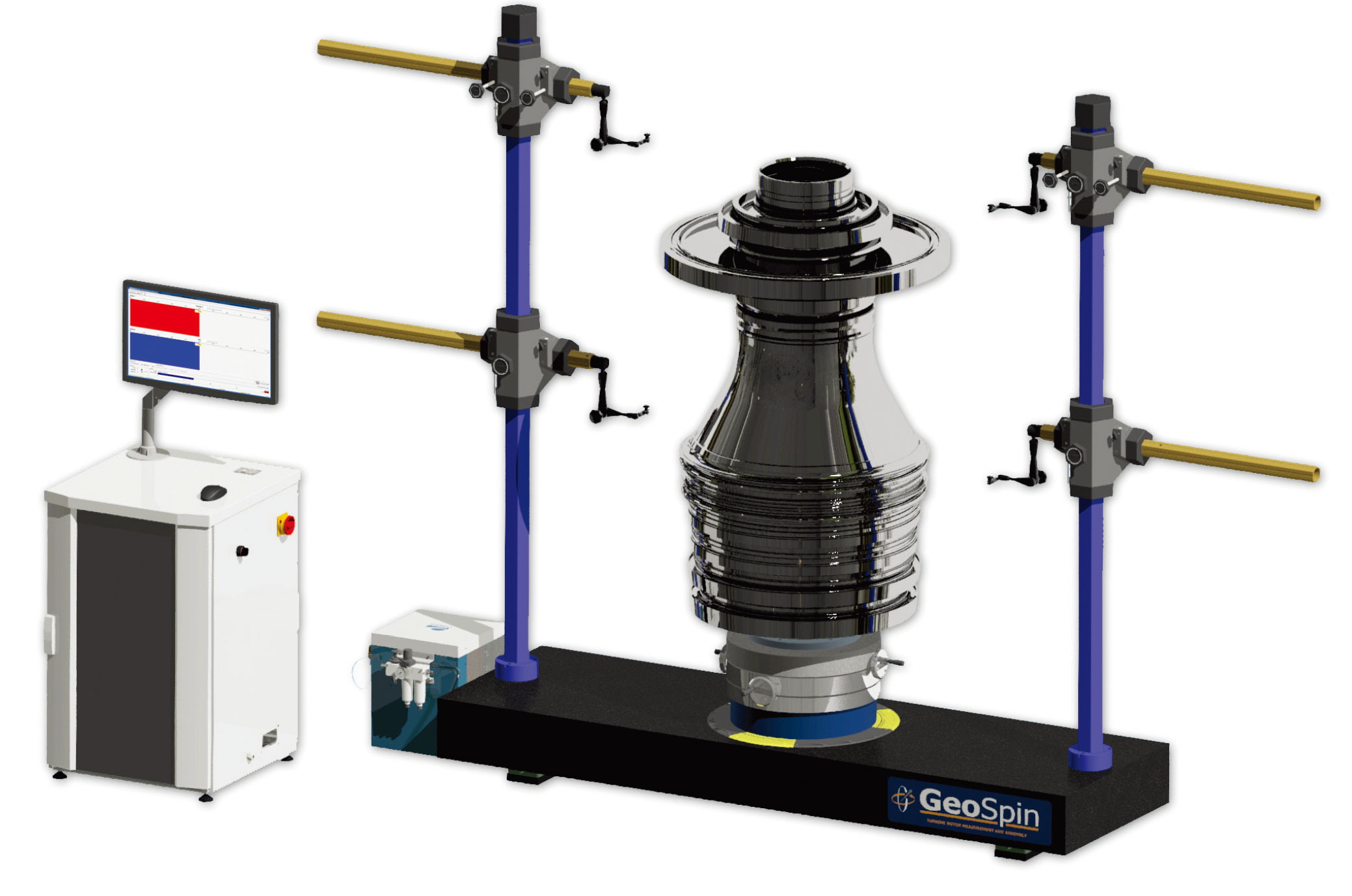 Dantsin-RPI GeoSpin涡轮转子测量和装配平台